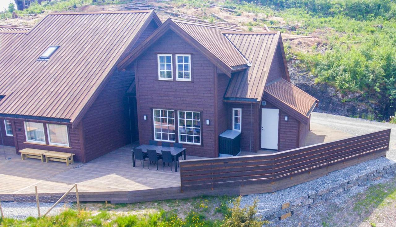 New And Exclusive Cottage In Voss With A Great View Skulestadmo Kültér fotó